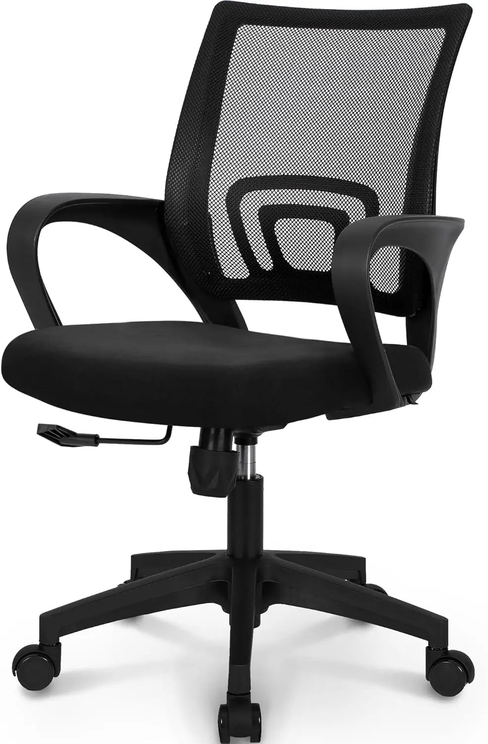 Mid-back mesh office chair with lumbar support
