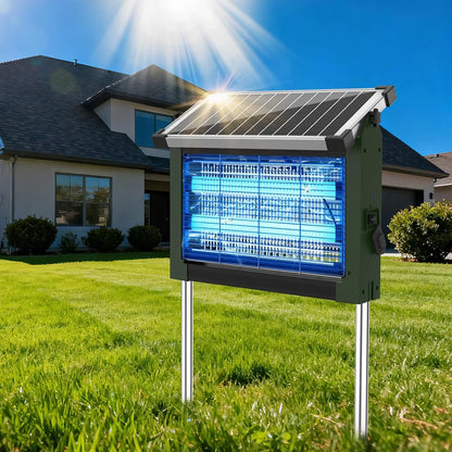 Solar bug zapper with waterproof design