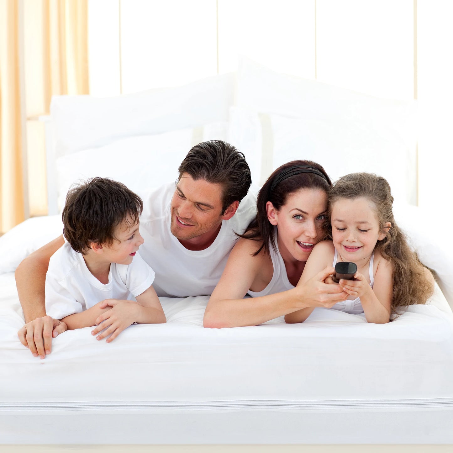 Waterproof bed bug proof zippered mattress encasement
