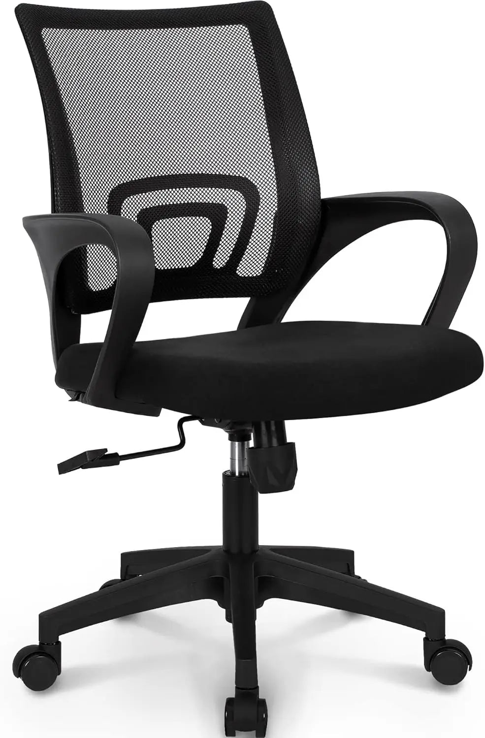 Mid-back mesh office chair with lumbar support