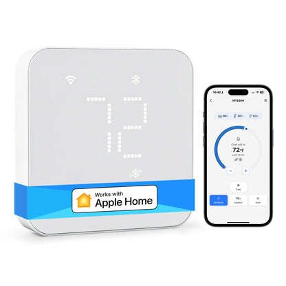 Smart Wi-Fi thermostat compatible with Alexa and HomeKit