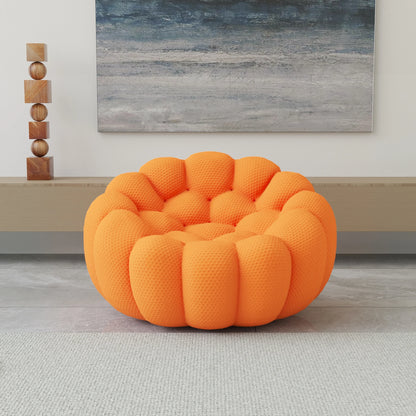 Oversized football-shaped boneless bubble couch chair