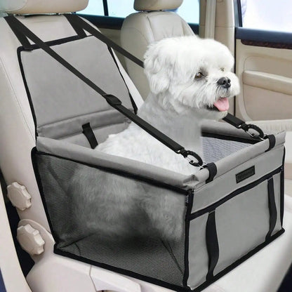 Foldable waterproof dog booster car seat