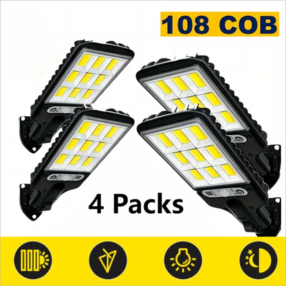 Solar Street Lights - Remote Control and Motion Sensor,