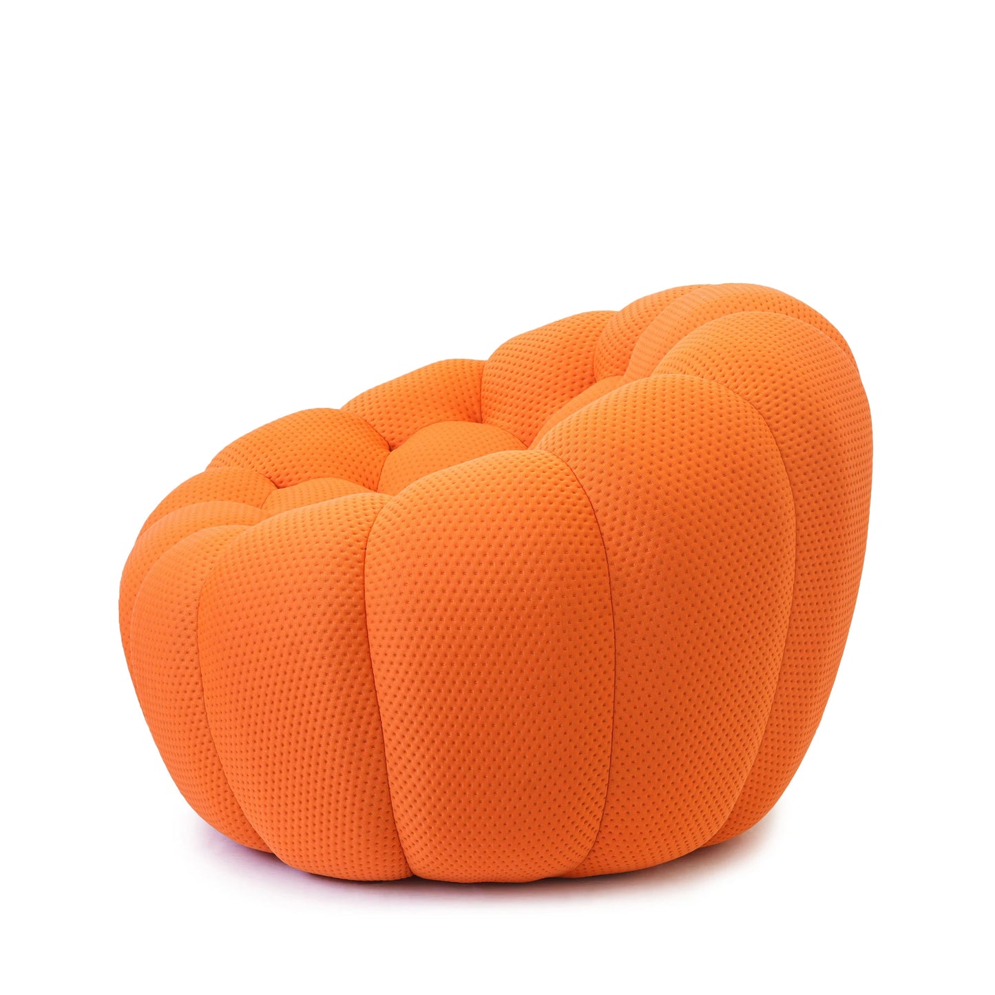 Oversized football-shaped boneless bubble couch chair