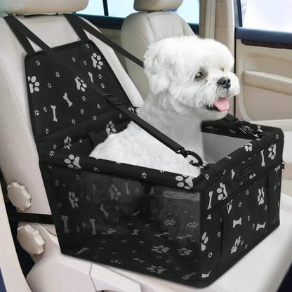 Foldable waterproof dog booster car seat