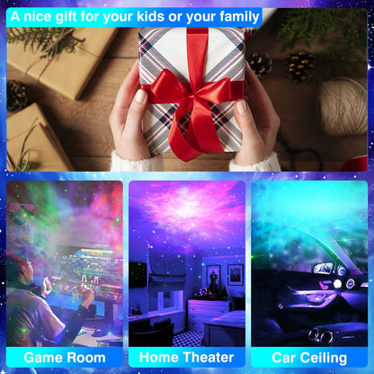 Astronaut galaxy projector with starry night lights