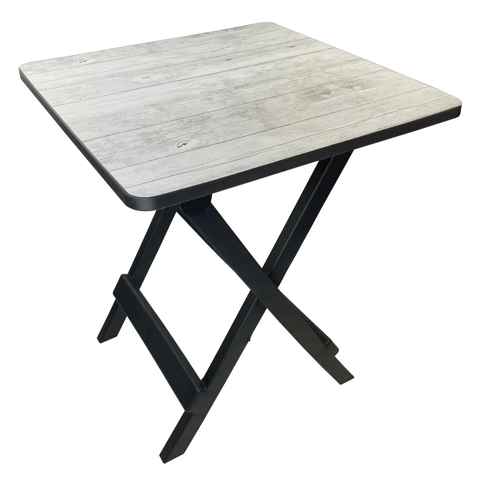 Adjustable portable folding table for outdoor activities