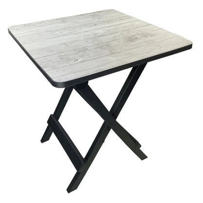 Adjustable portable folding table for outdoor activities