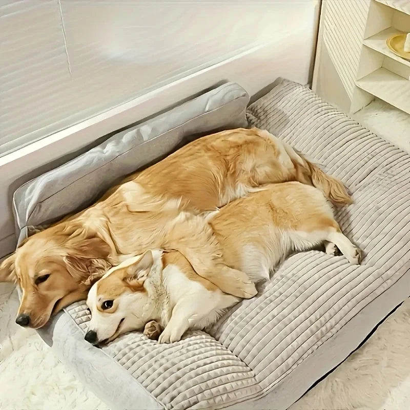 Extra large warm dog bed for deep sleep