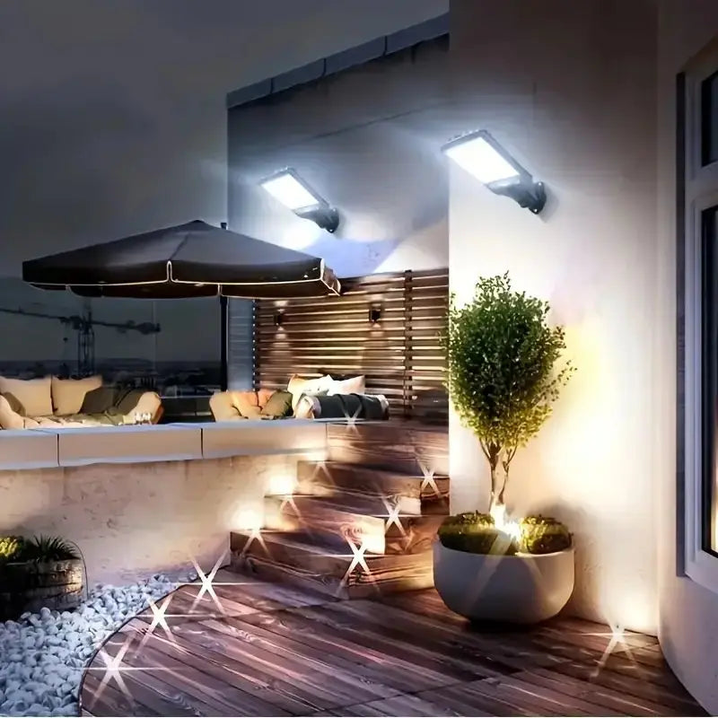 Solar Street Lights - Remote Control and Motion Sensor,