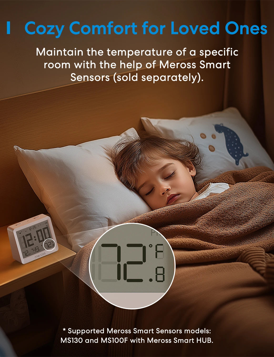 Smart Wi-Fi thermostat compatible with Alexa and HomeKit