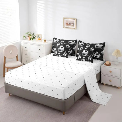 Complete Soccer Bedding Set for Kids