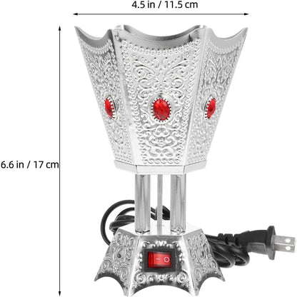 Electric plug-in incense burner for home or spa
