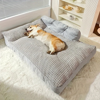 Extra large warm dog bed for deep sleep
