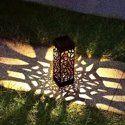 Six-pack solar decorative waterproof garden stake lights