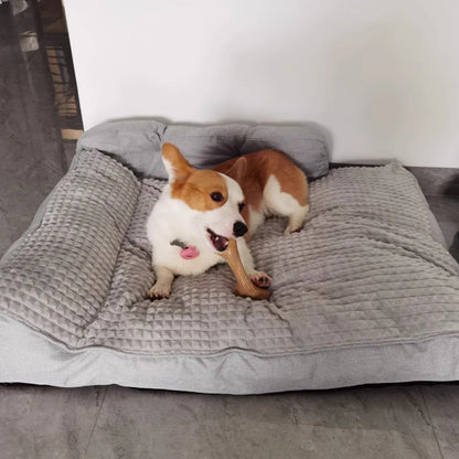 Extra large warm dog bed for deep sleep