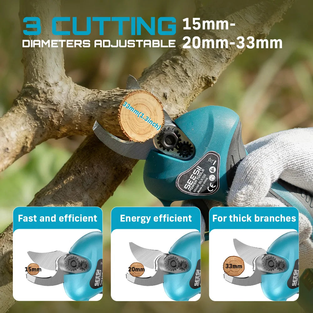 3-in-1 telescoping electric pruning and chainsaw tool