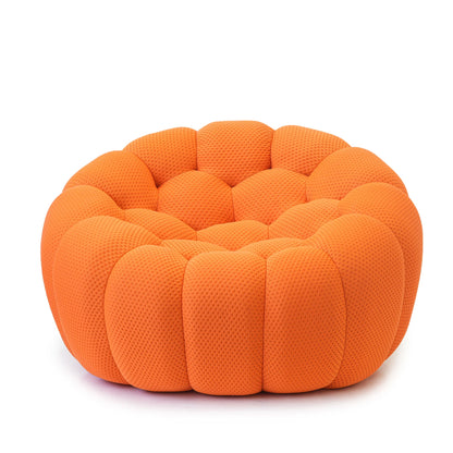 Oversized football-shaped boneless bubble couch chair