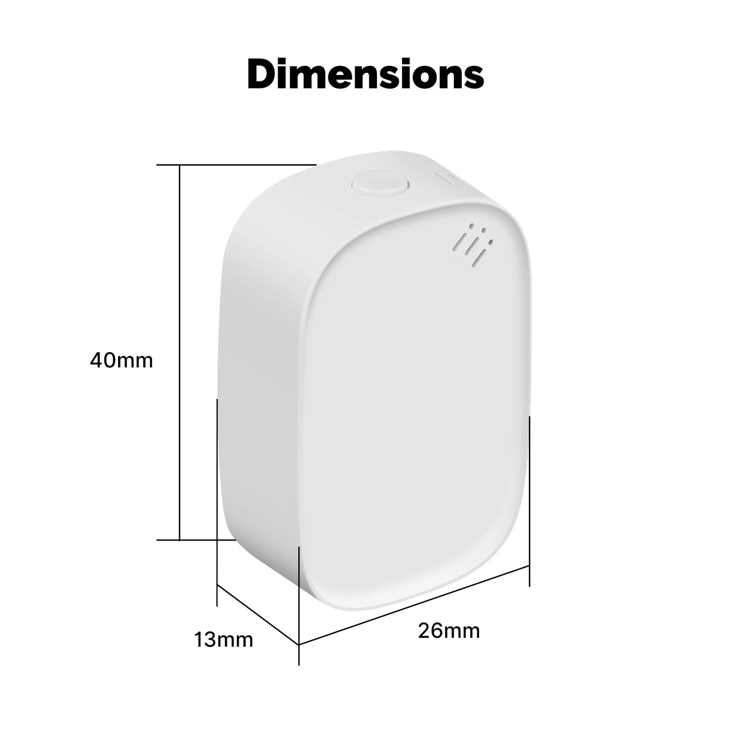 Smart Zigbee temperature and humidity monitoring sensor