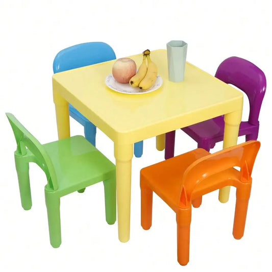 Kids table and chairs fun activity playset