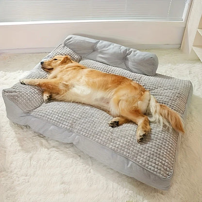 Extra large warm dog bed for deep sleep