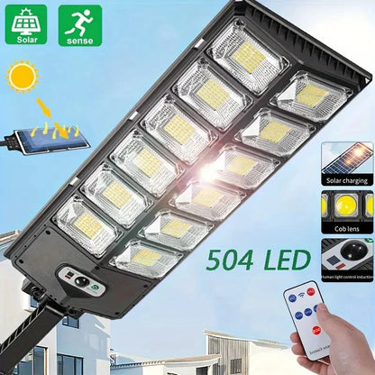 Ultra-bright solar street light with sensor