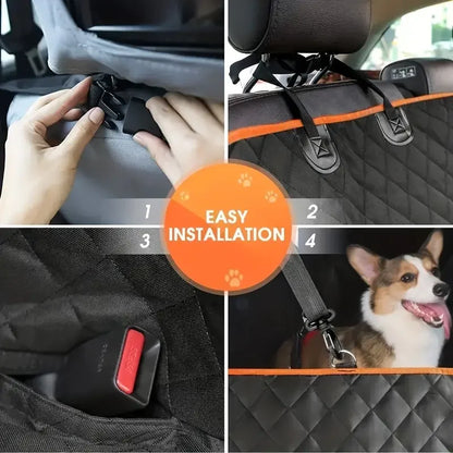 Waterproof nonslip dog car seat cover