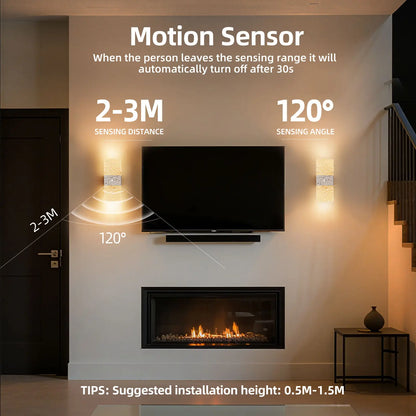 USB Rechargeable Motion Sensor Wall Lamp