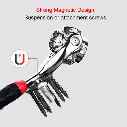 48-in-1 rotating universal socket wrench tool