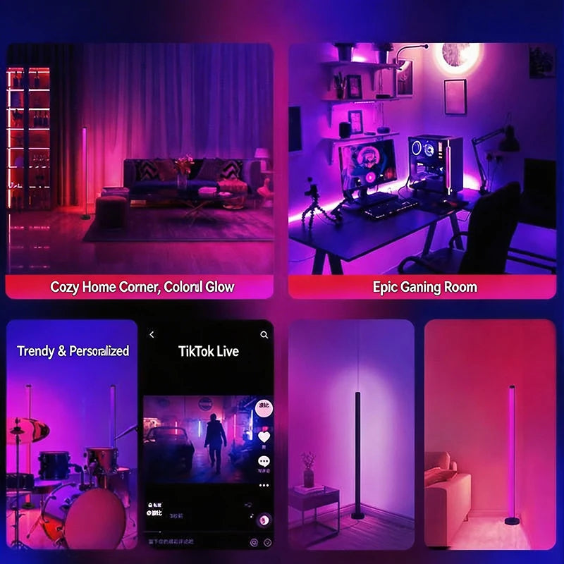Smart RGB Corner Floor Lamp