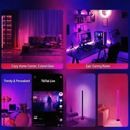 Smart RGB Corner Floor Lamp