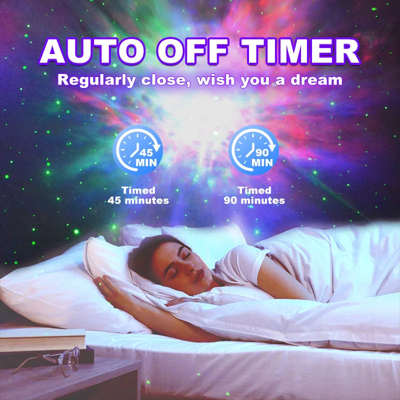 Astronaut galaxy projector with starry night lights