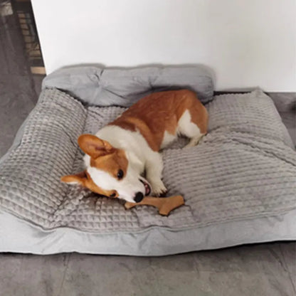 Extra large warm dog bed for deep sleep