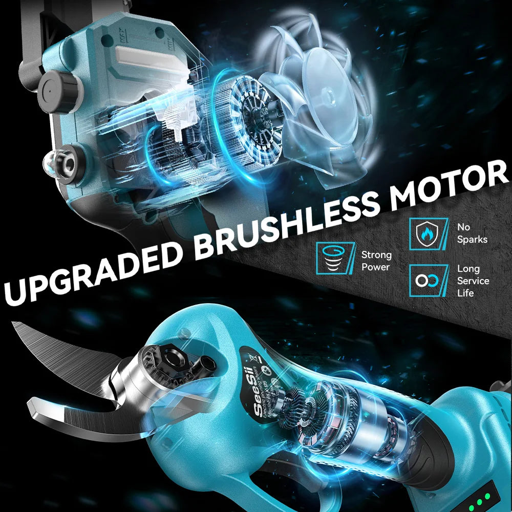 3-in-1 telescoping electric pruning and chainsaw tool