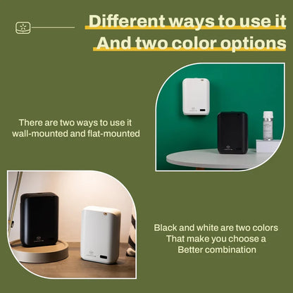 Bluetooth aroma diffuser with wall-mount fragrance system