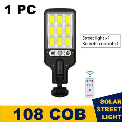 Solar Street Lights - Remote Control and Motion Sensor,