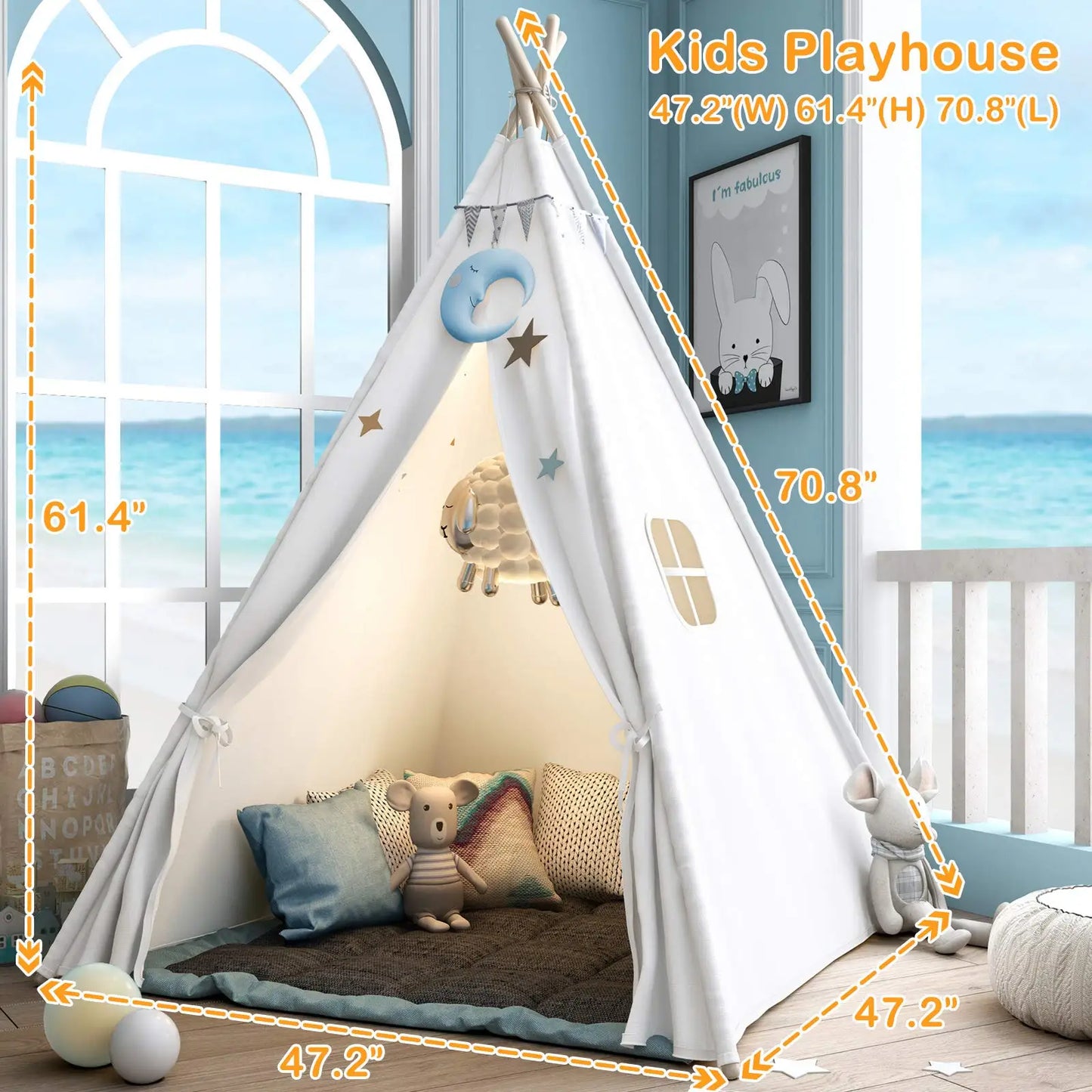 Children's Tent - Indoor Playhouse