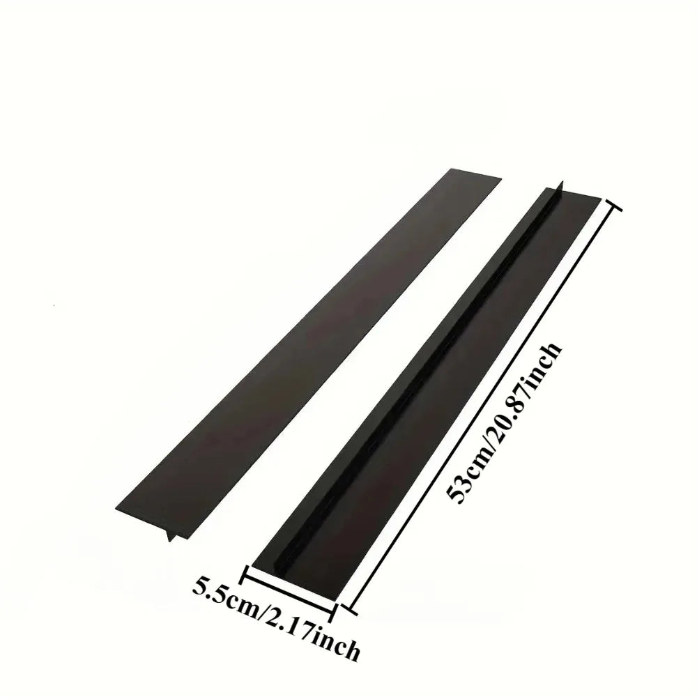 Self-adhesive stove gap cover seal strips