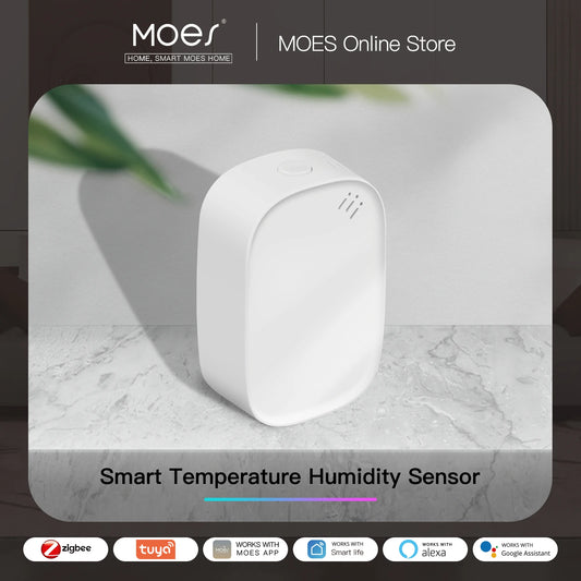Smart Zigbee temperature and humidity monitoring sensor