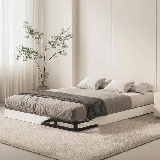 Box Spring Queen Size Bed Base, 5 Inch Low Profile, 3000 LBS Heavy Duty Metal Mattress Foundation with Fabric Cover, Customized