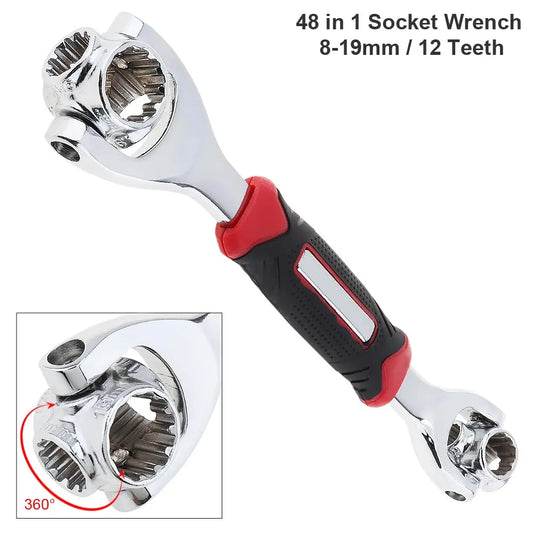 48-in-1 rotating universal socket wrench tool