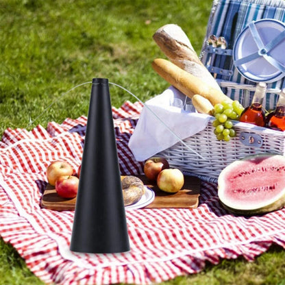 Battery-powered fly repellent fan