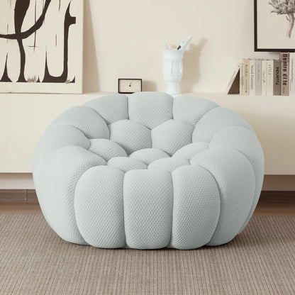 Oversized football-shaped boneless bubble couch chair