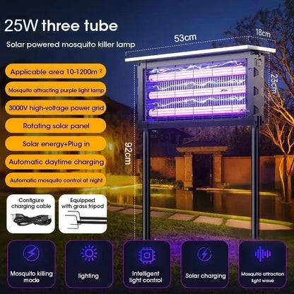Solar-Powered Mosquito Protection for Outdoors
