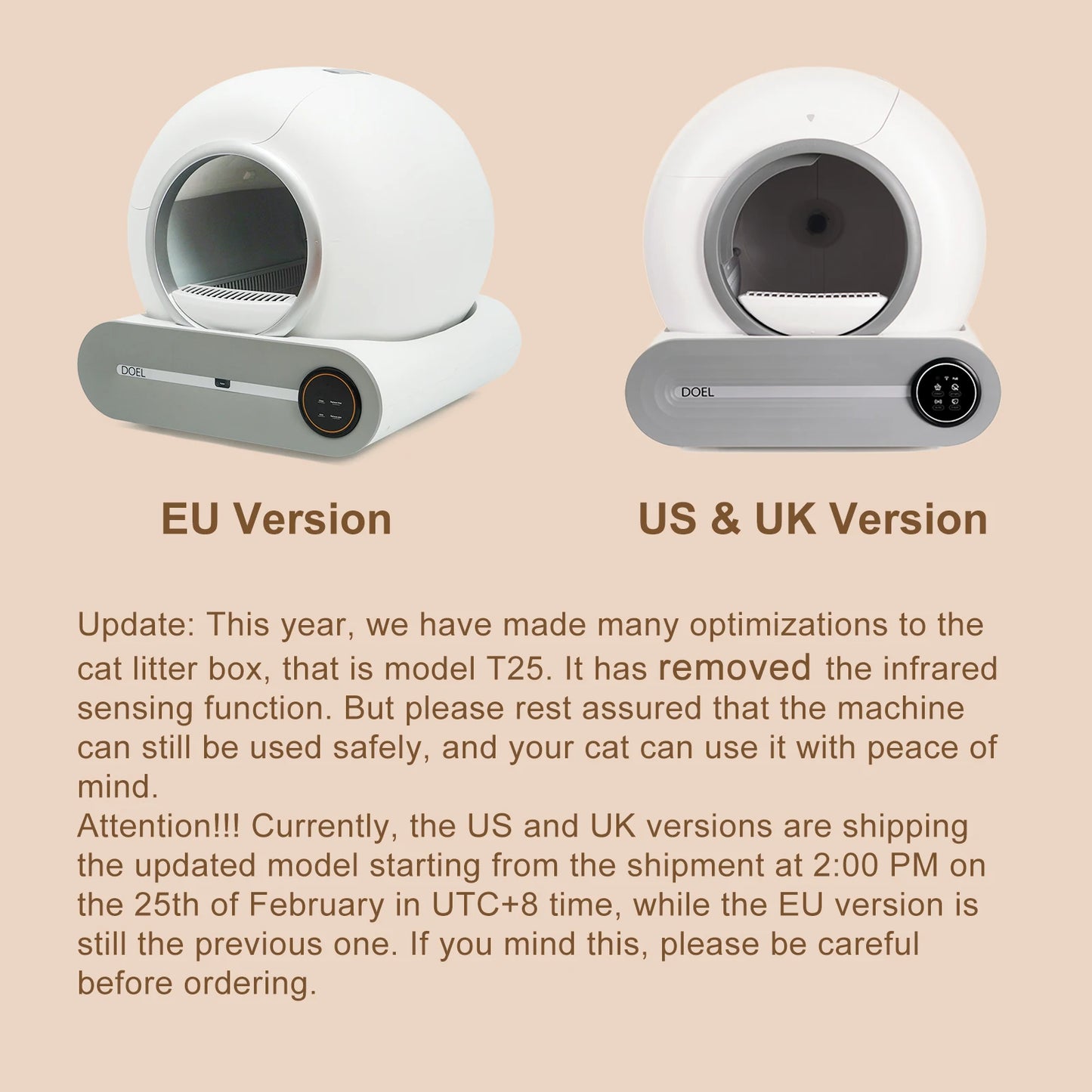 Automatic Self Cleaning Cat Litter Box