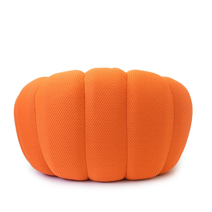 Oversized football-shaped boneless bubble couch chair