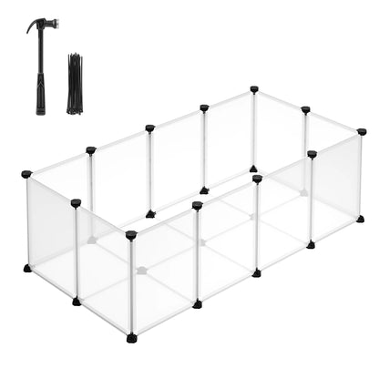 20-panel indoor pet playpen with floor mat