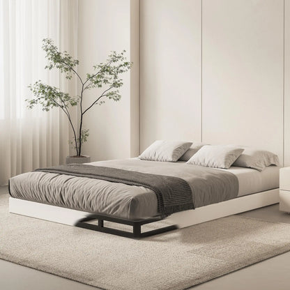 Box Spring Queen Size Bed Base, 5 Inch Low Profile, 3000 LBS Heavy Duty Metal Mattress Foundation with Fabric Cover, Customized