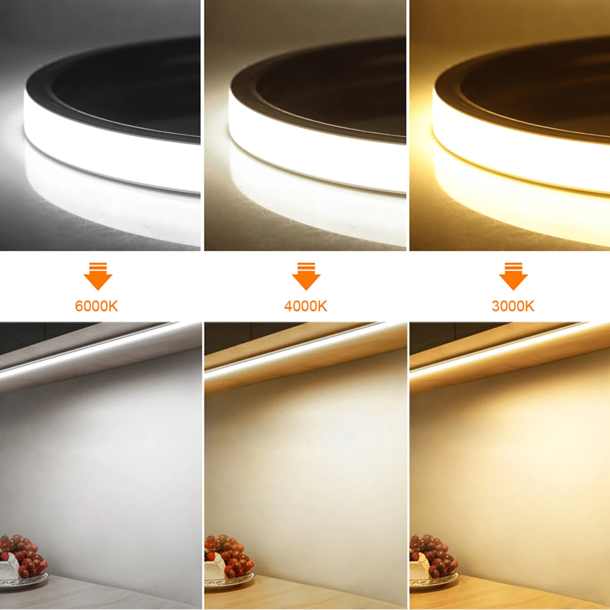 Motion-Activated Waterproof LED Strip Lighting